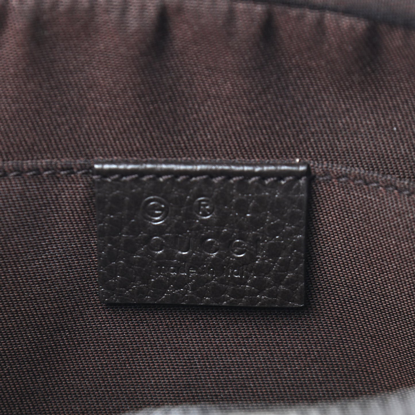 Monogram Belt Bag Dark Brown