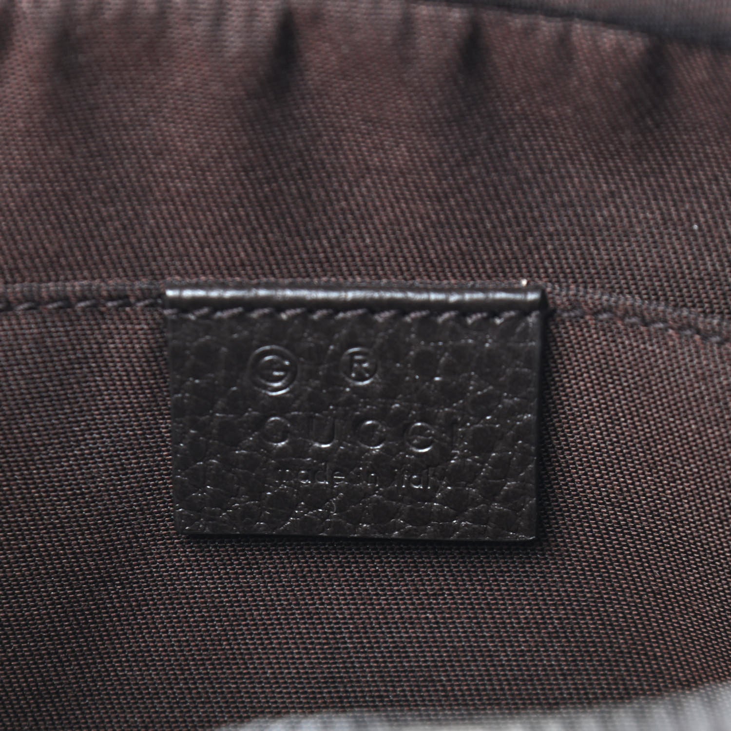 Gucci Monogram Belt Bag Dark Brown 6 of 9