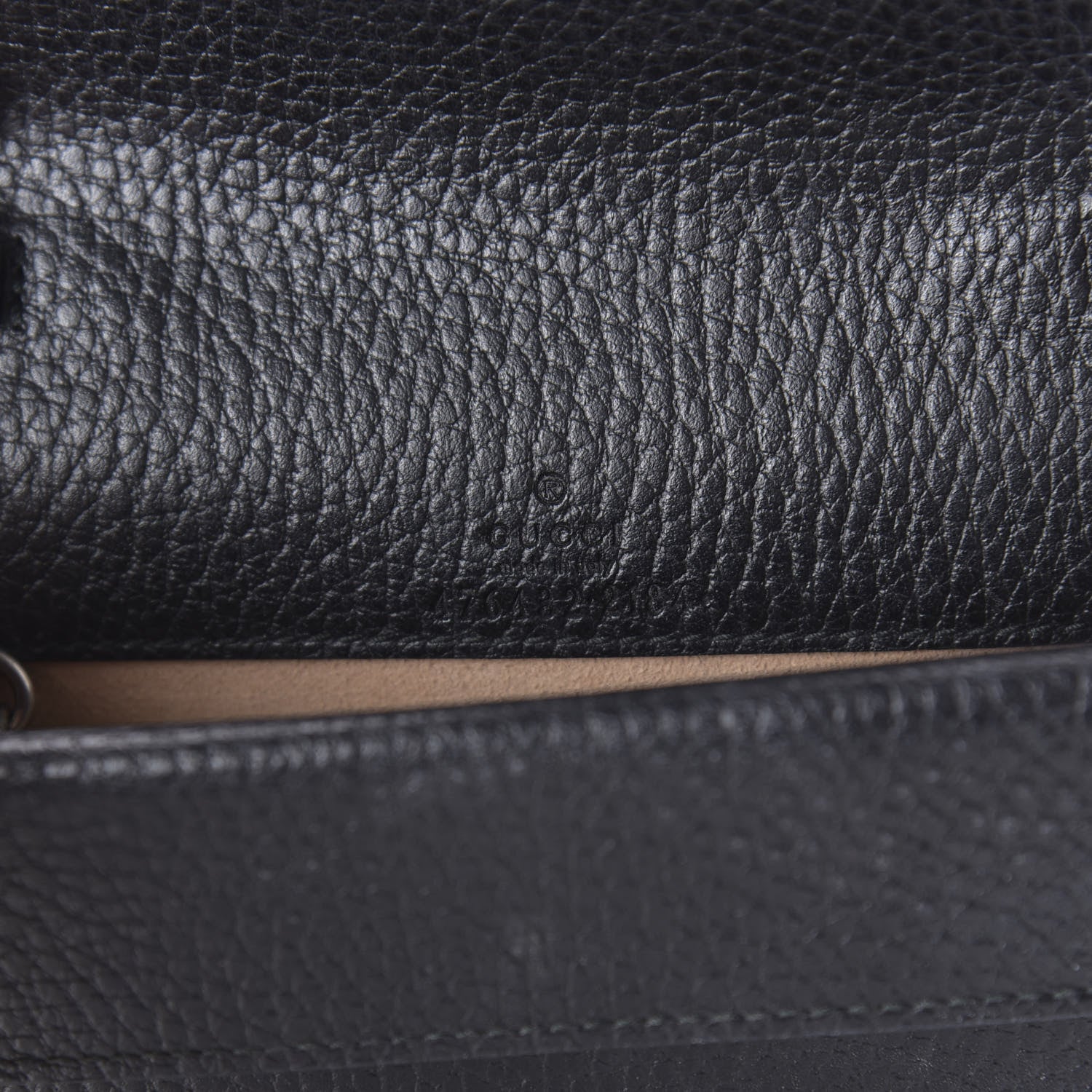 Gucci Calfskin Super Mini Dionysus Shoulder Bag Black 8 of 9