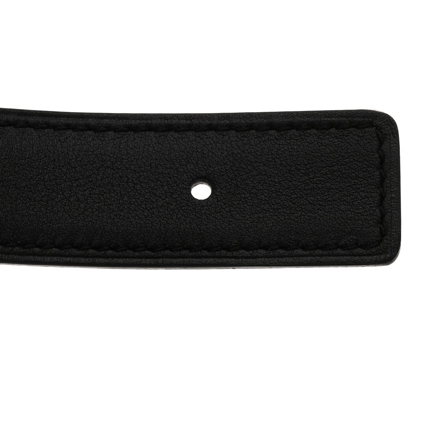 Hermes Swift Epsom 24mm Belt Strap 80 32 Black Etoupe 3 of 8