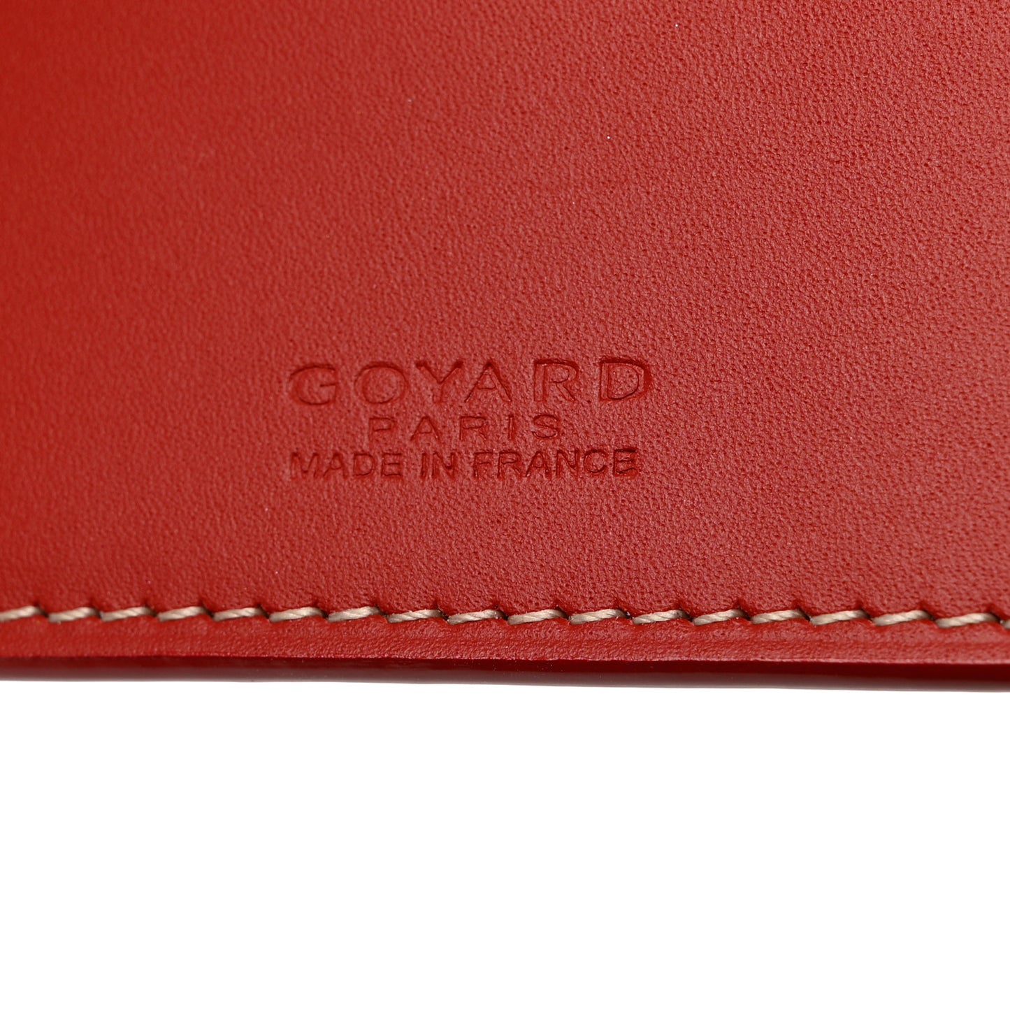 Goyardine Pocket Organizer Wallet Red