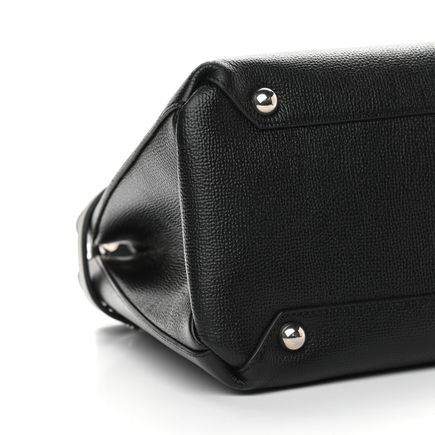 Derby Calfskin House Check Medium Banner Tote Black