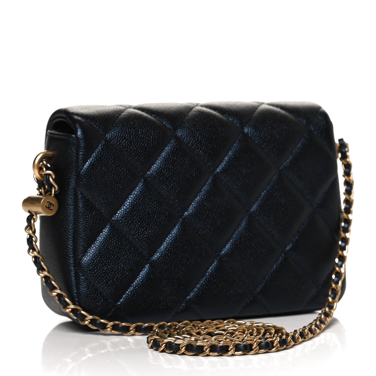 Chanel Iridescent Caviar Quilted Mini My Perfect Flap Black 3 of 11