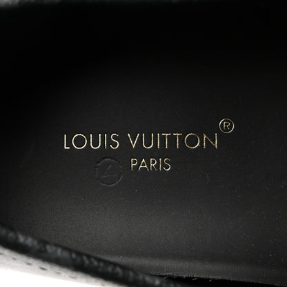 Louis Vuitton Calfskin Monogram Mens Monte Carlo Mocassin Loafers 8.5 Black 6 of 8