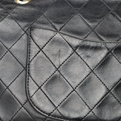 Chanel Lambskin Quilted Medium Double Flap Black 16 of 16