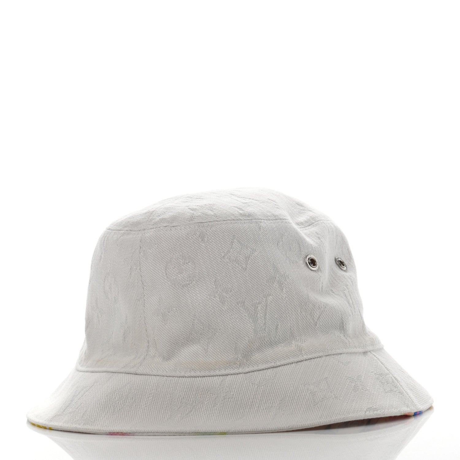 Louis Vuitton Watercolor Cotton Transformable Bob Bucket Hat 60 Multicolor 3 of 14