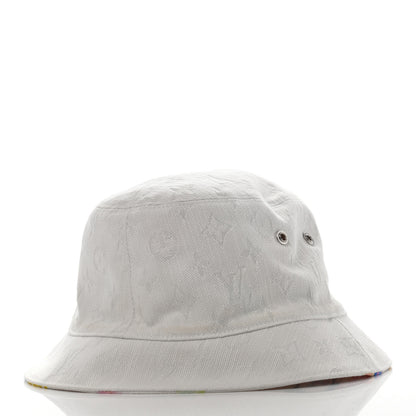 Louis Vuitton Watercolor Cotton Transformable Bob Bucket Hat 60 Multicolor 3 of 14