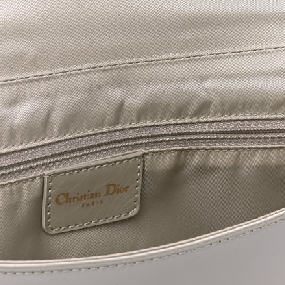 Christian Dior Patent Trotter Maris Pearl Shoulder Bag Light Beige 7 of 7