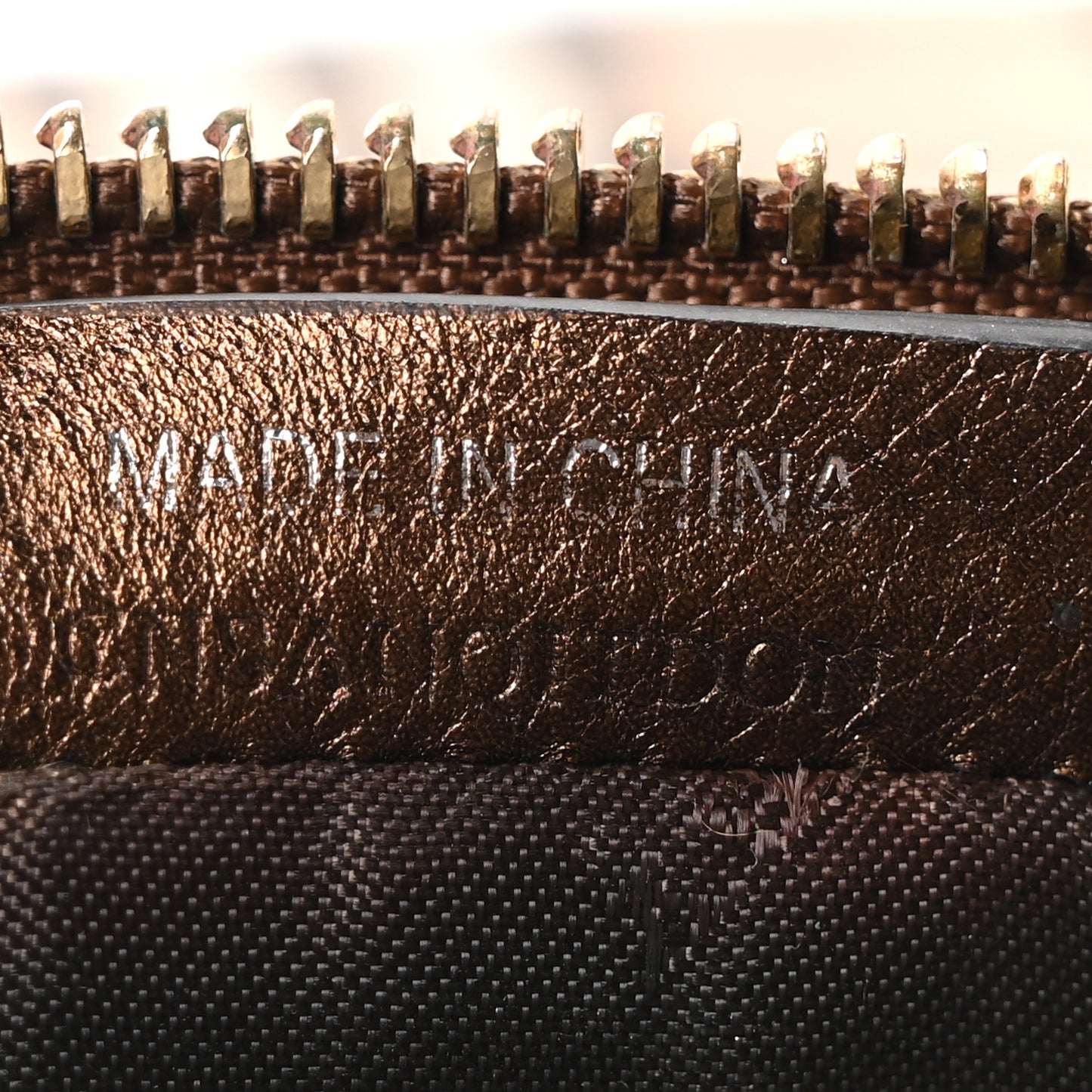 Haymarket Check Metallic Adeline Foldover Clutch Brown