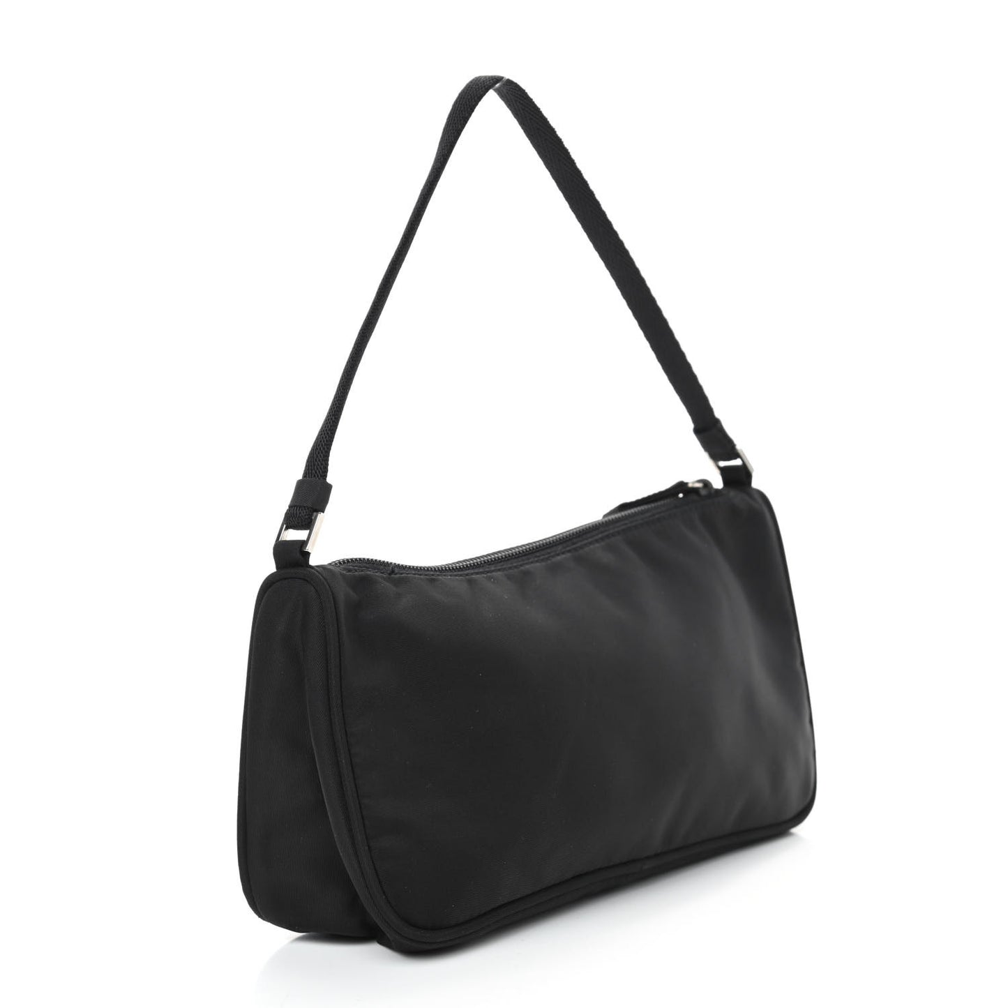 Tessuto Nylon Pochette Bag Black