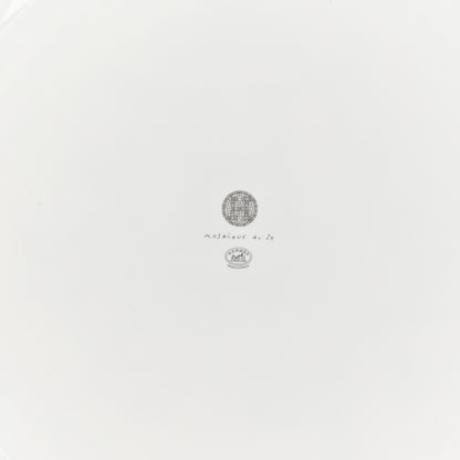 Hermes Porcelain Mosaique au 24 Platine Tart Platter 4 of 6