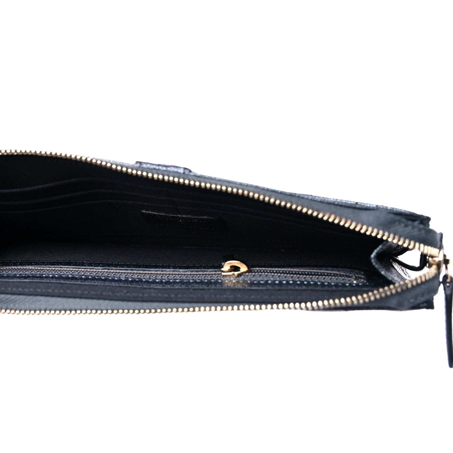Chanel Iridescent Caviar Quilted Classic Pouch With Handle Black 8 of 11