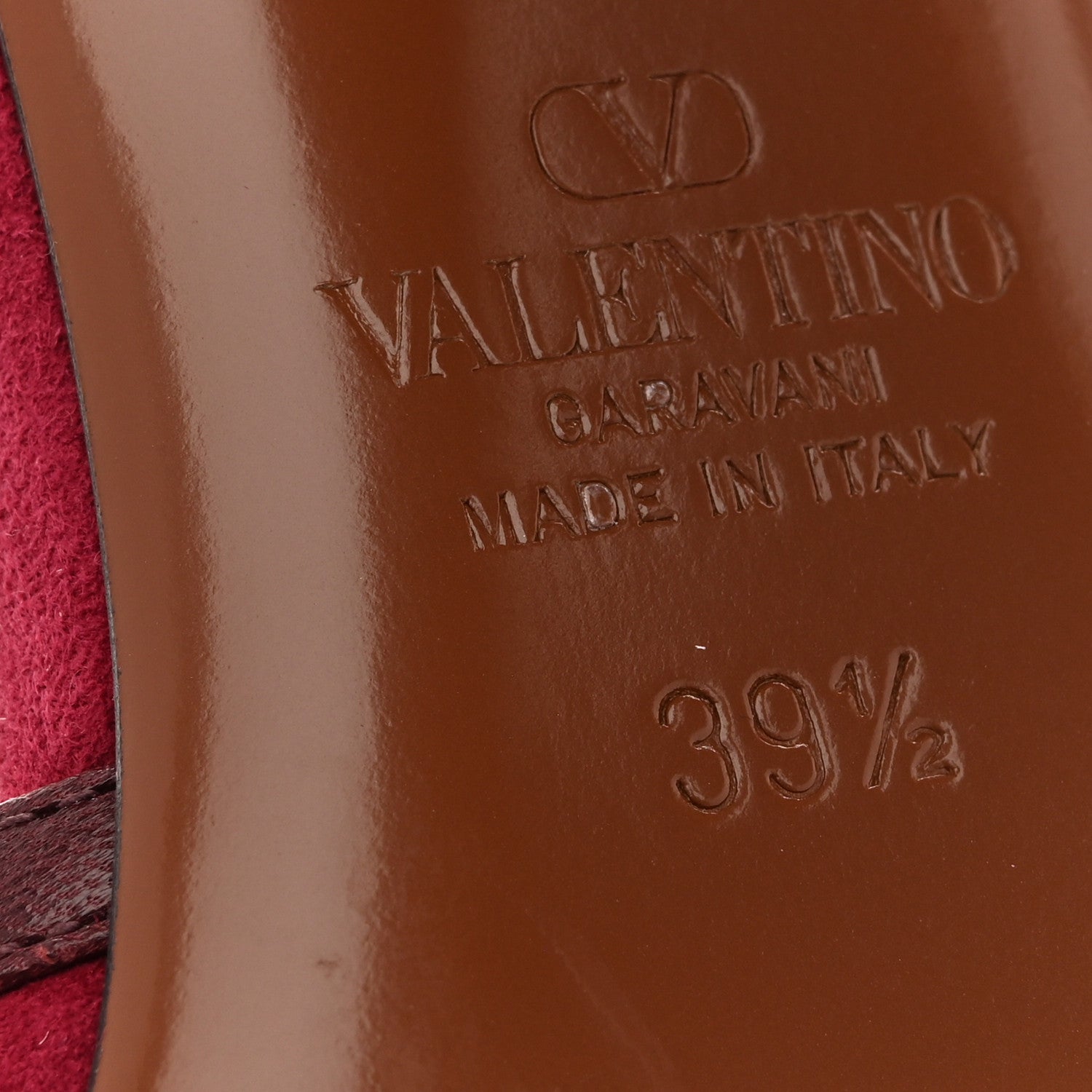 Valentino Garavani Suede Hi Dolly Pumps 39.5 Pink 1863436