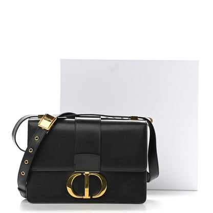 Christian Dior Smooth Calfskin 30 Montaigne Flap Bag Black 11 of 11