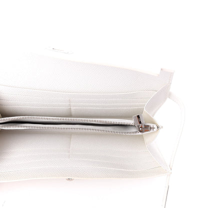 Hermes Epsom Kelly Longue Wallet White 5 of 6