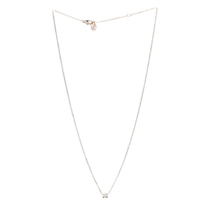 Cartier 18K Pink Gold Diamond .18ct C De Pendant Necklace 3 of 7