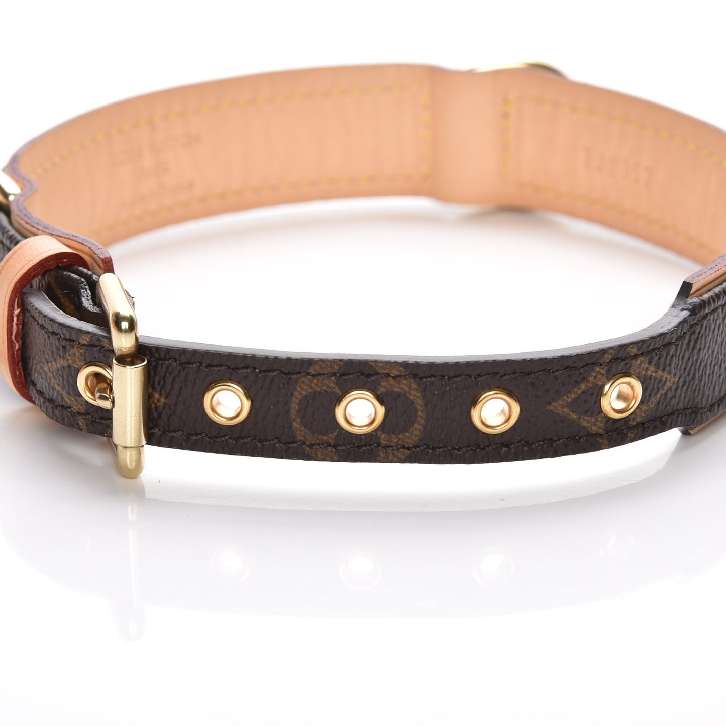 Monogram Baxter Dog Collar MM
