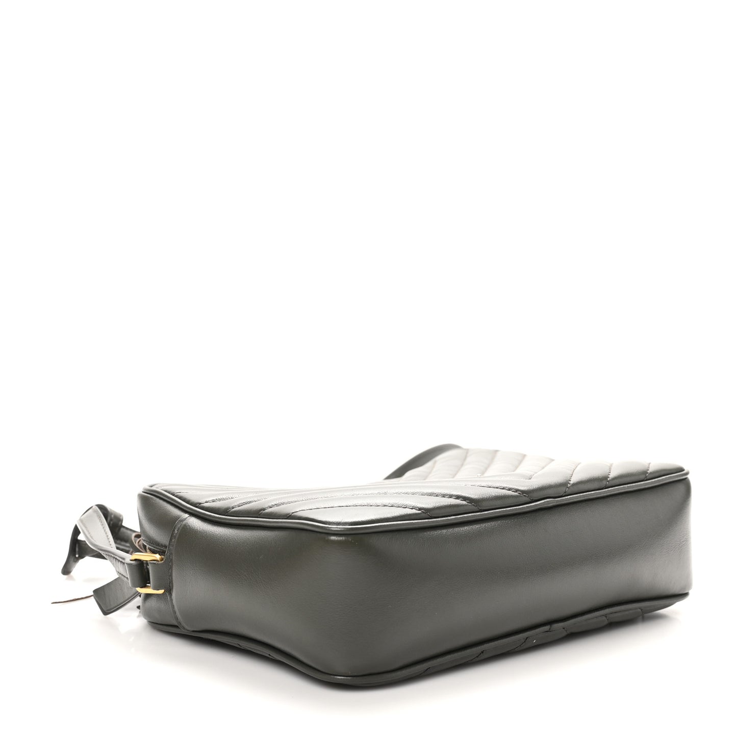 Calfskin Matelasse Monogram Lou Camera Bag Military Olive