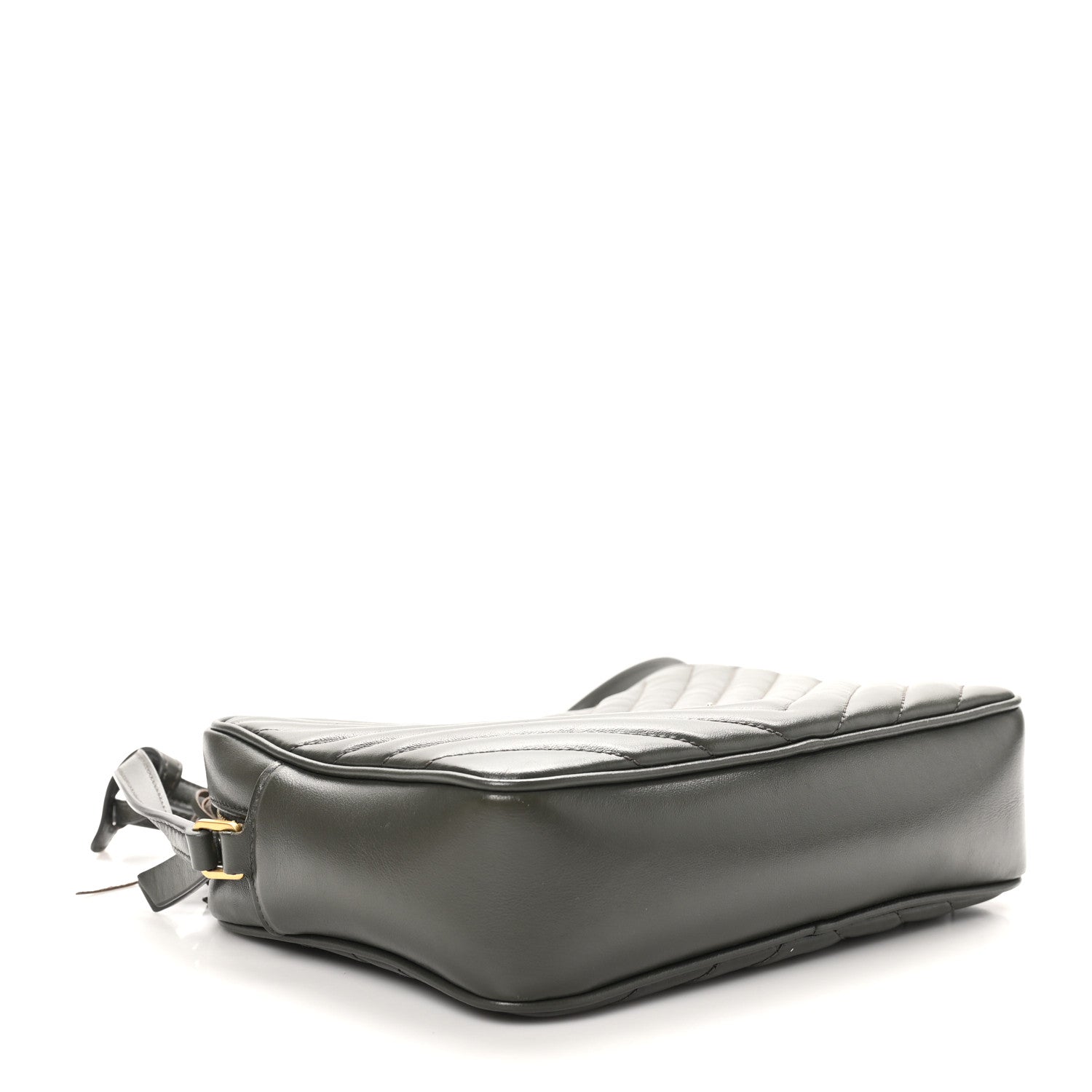 Saint Laurent Calfskin Matelasse Monogram Lou Camera Bag Military Olive 4 of 10