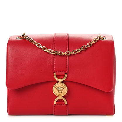 Versace Lambskin Kleio Shoulder Bag Lipstick Red 1 of 10