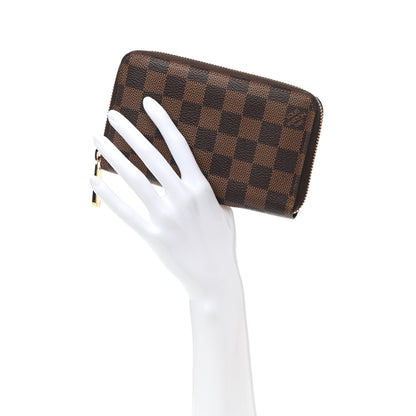 Louis Vuitton Damier Ebene Zippy Compact Wallet 2 of 9