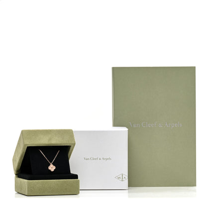 Van Cleef & Arpels 18K Rose Gold Sweet Alhambra Pendant Necklace 6 of 6