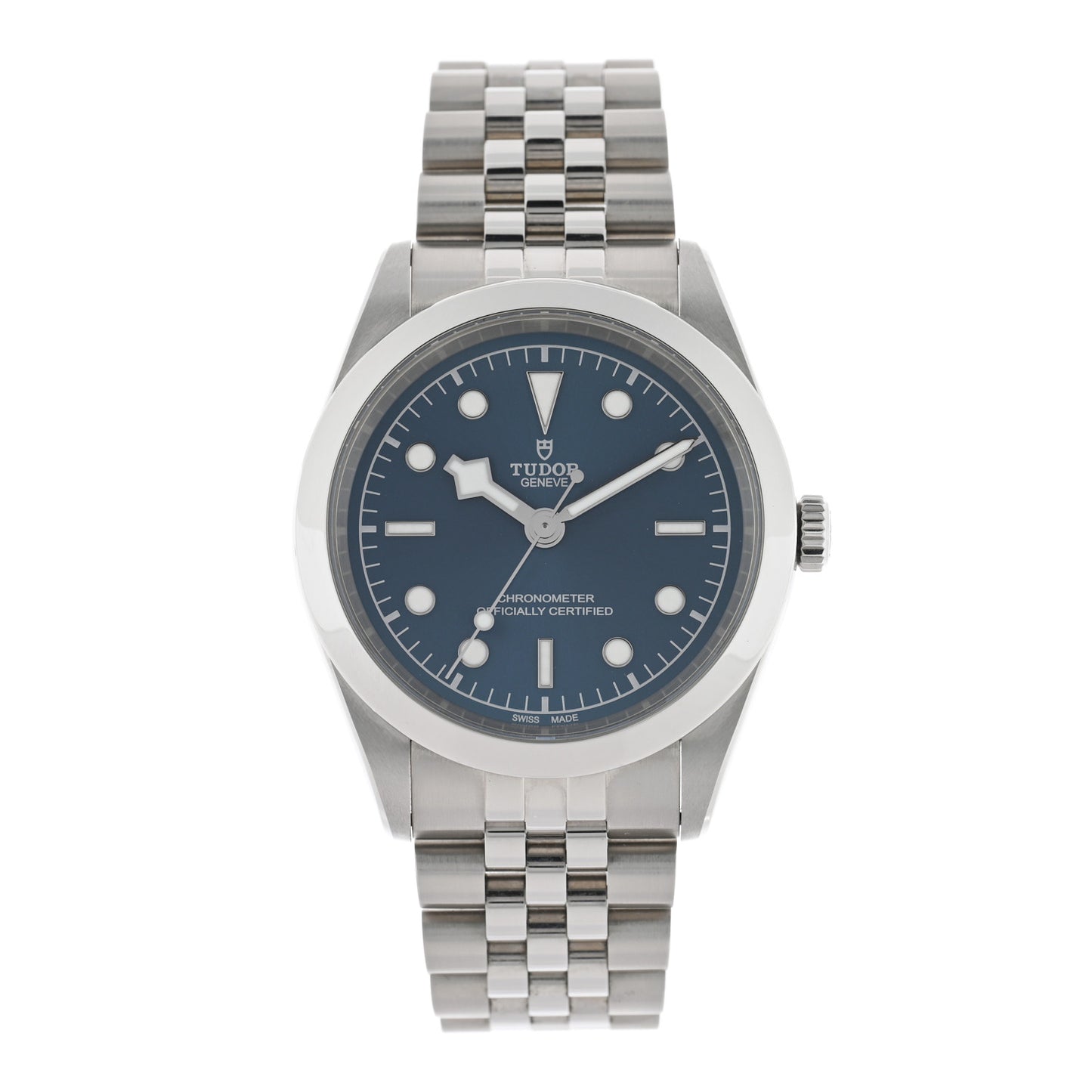 Stainless Steel 41mm Black Bay Automatic Watch Blue 79680