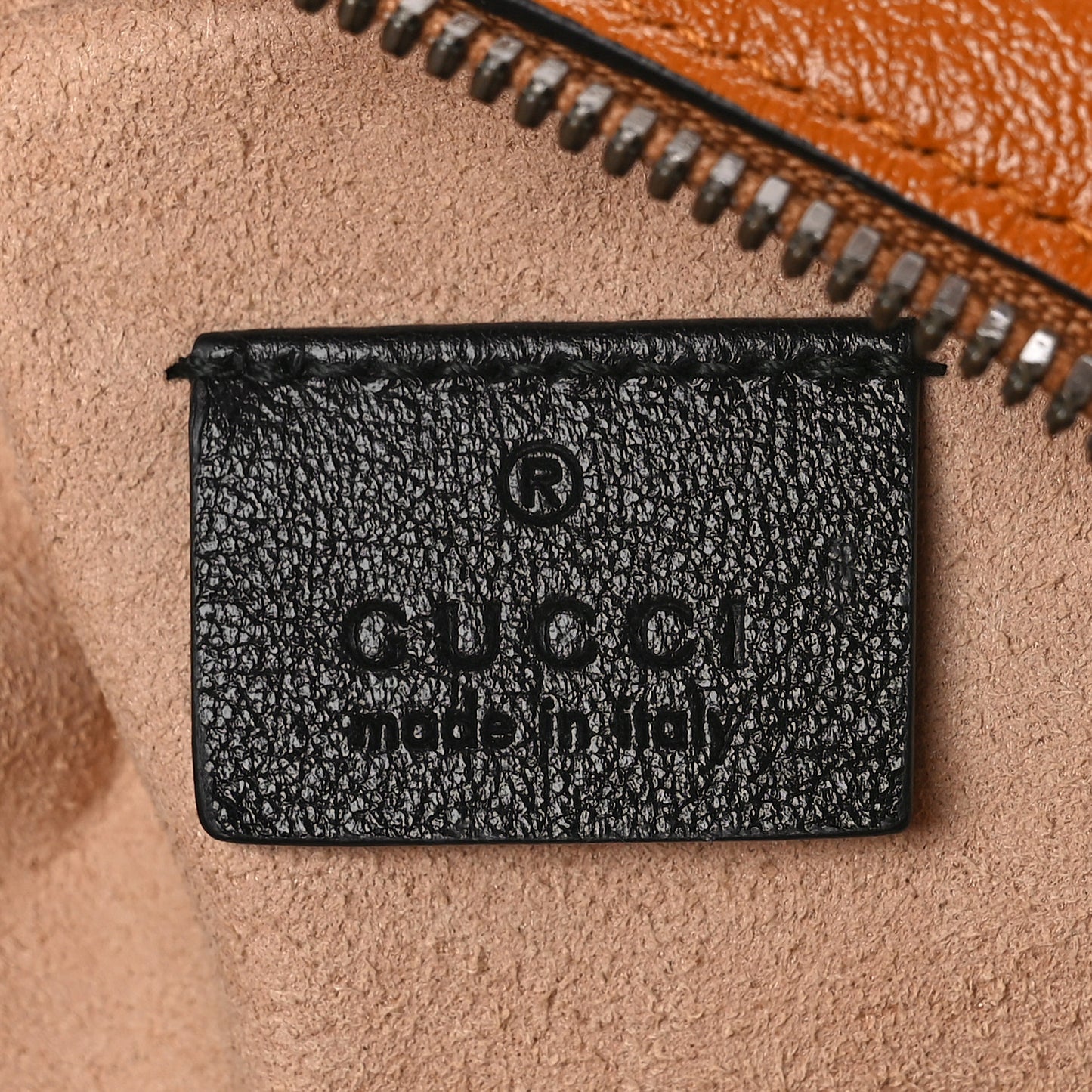 Azalea Calfskin Matelasse Diagonal Mini Torchon GG Marmont Round Shoulder Bag Cognac Black