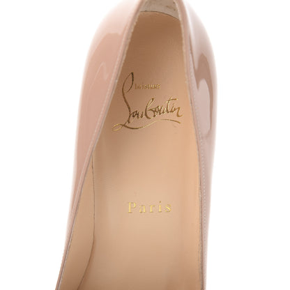 Christian Louboutin Patent Pigalle Follies 85 Pumps 36.5 Nude 6 of 10