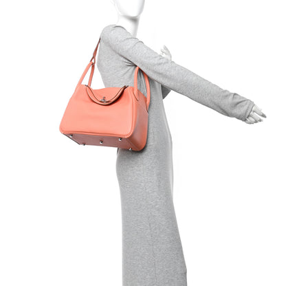 Hermes Taurillon Clemence Lindy 30 Crevette 2 of 10