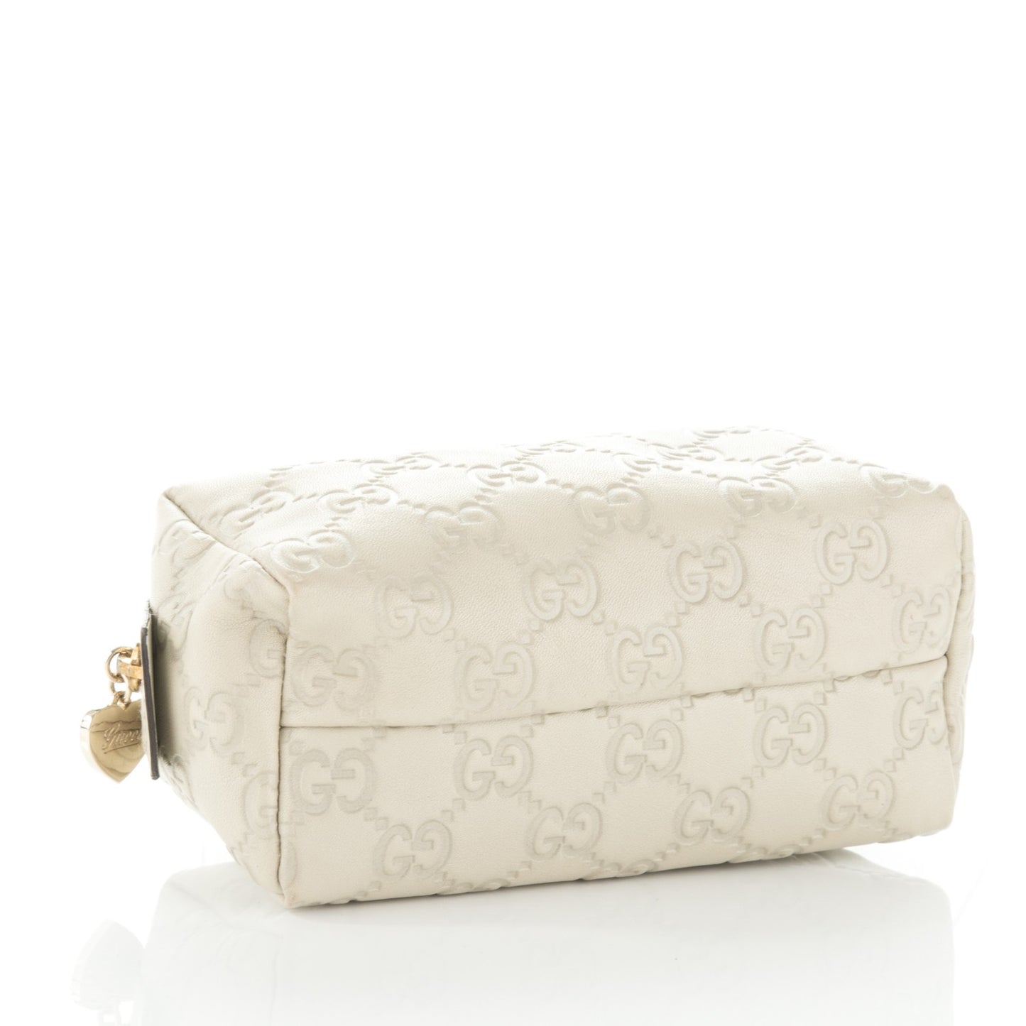 Guccissima Small Cosmetic Pouch Off White