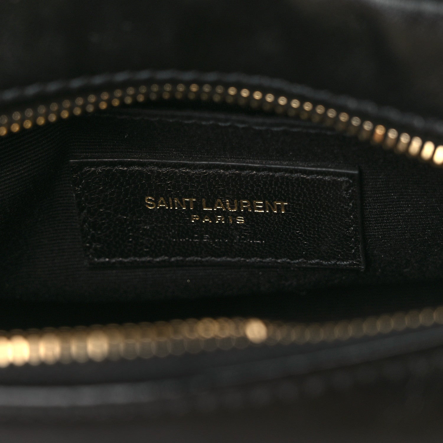 Saint Laurent Calfskin Matelasse Monogram Lou Belt Bag Black 6 of 8