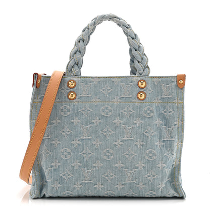 Louis Vuitton Monogram Washed Denim Let Go PM Sky Blue 1 of 10
