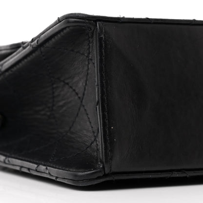 Chanel Calfskin Stitched Medium Single Flap Black 10 of 15