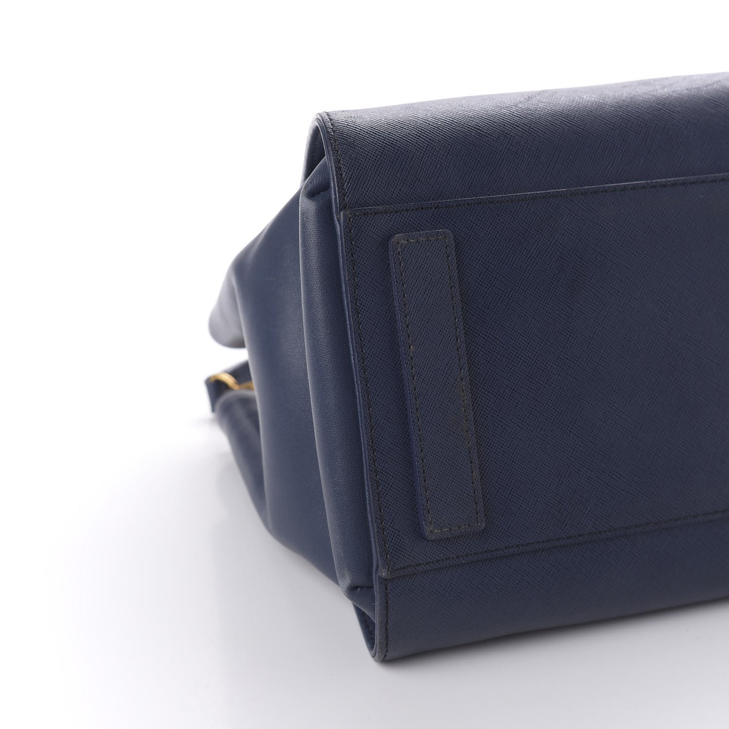 Saffiano Top Handle Tote Blue