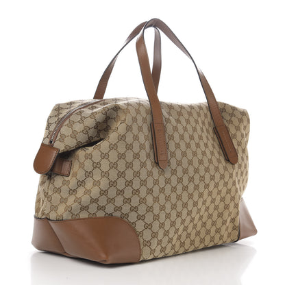 Gucci Monogram Carry-On Duffle Bag Brown 2 of 9