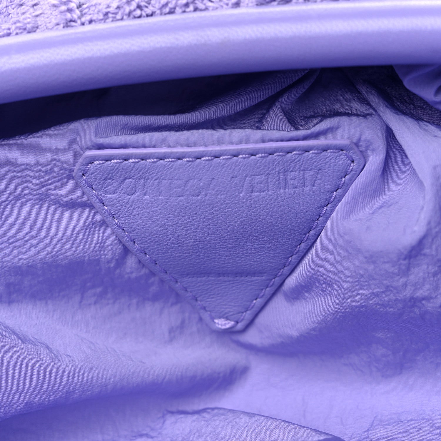 Bottega Veneta Sponge Fabric The Pouch Clutch Wisteria 6 of 8