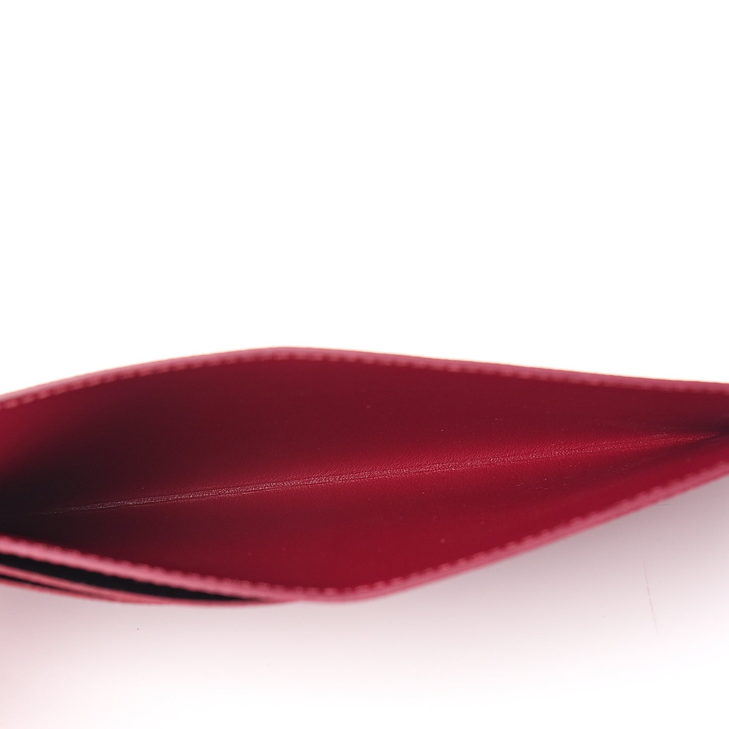 Calfskin Felicie Card Holder Insert Fuchsia