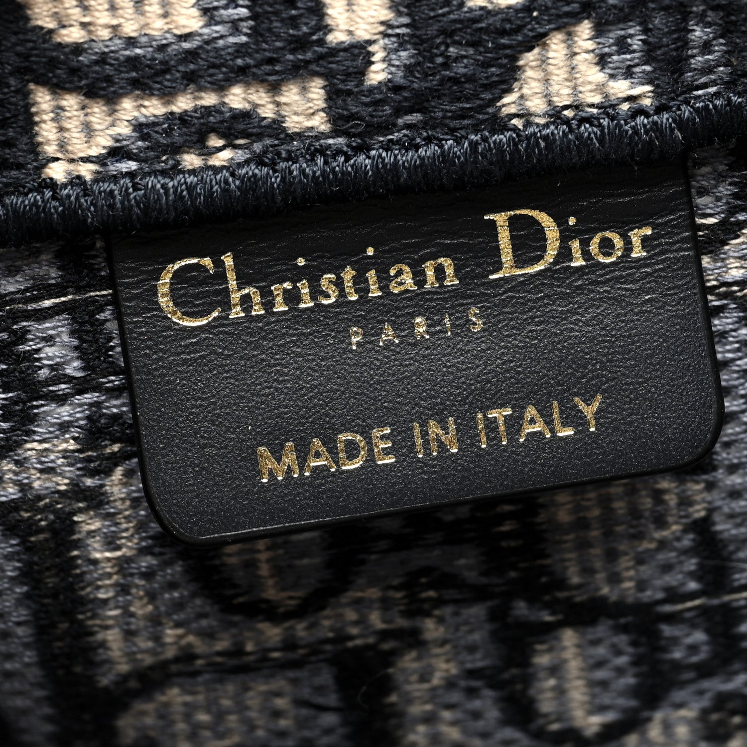 Christian Dior Oblique Medium Book Tote Blue Multicolor 6 of 10