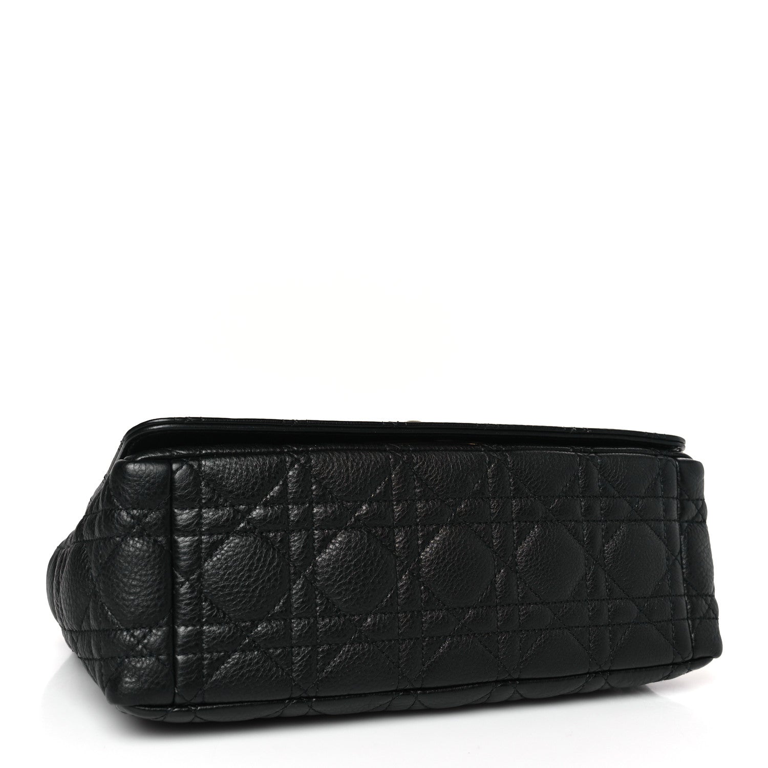 Christian Dior Calfskin Cannage Medium Caro Bag Black 4 of 9