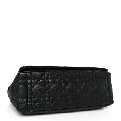 Christian Dior Calfskin Cannage Medium Caro Bag Black 4 of 9