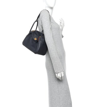 Hermes Swift Verso Lindy 26 Bleu Indigo Orange Poppy 2 of 10