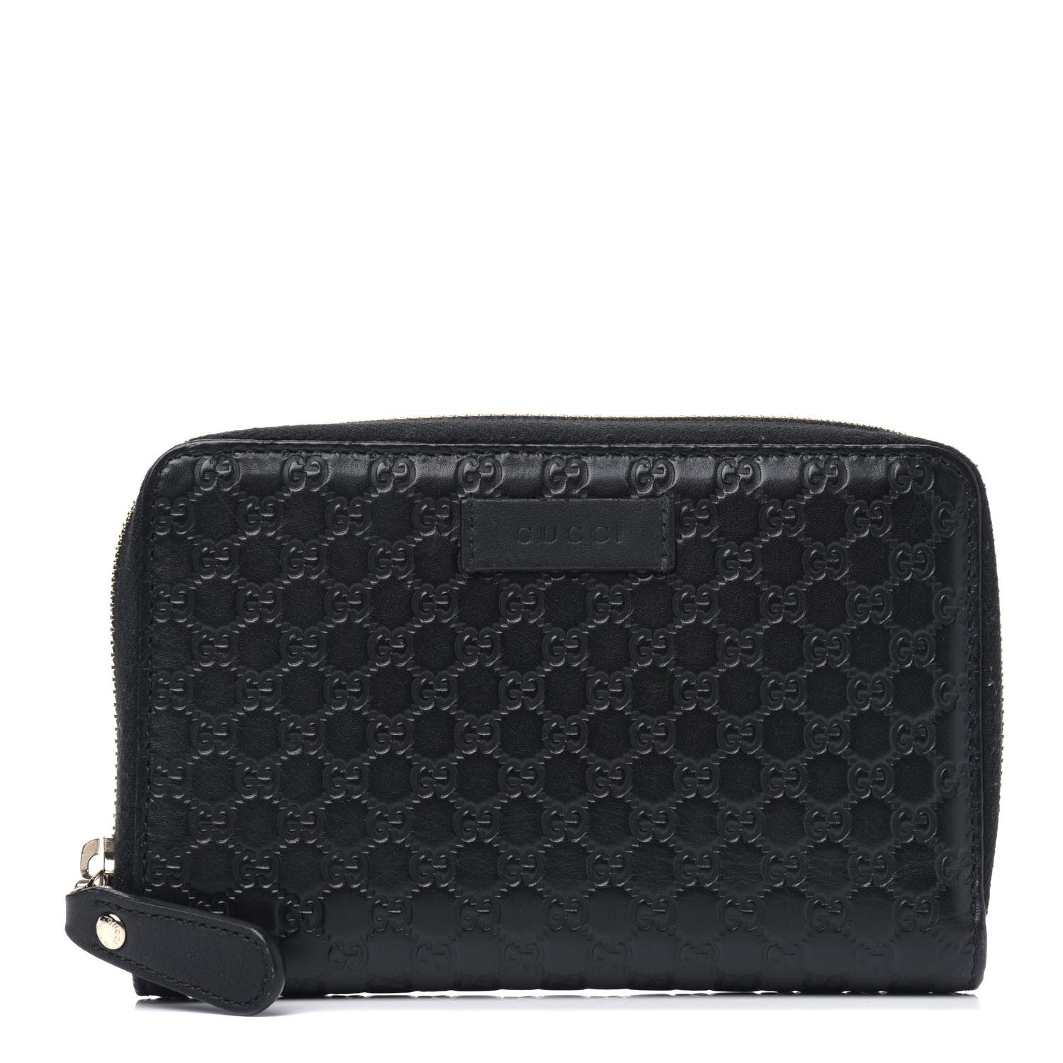 Gucci Soft Microguccissima Zip Around Organizer Wallet Black 1 of 5