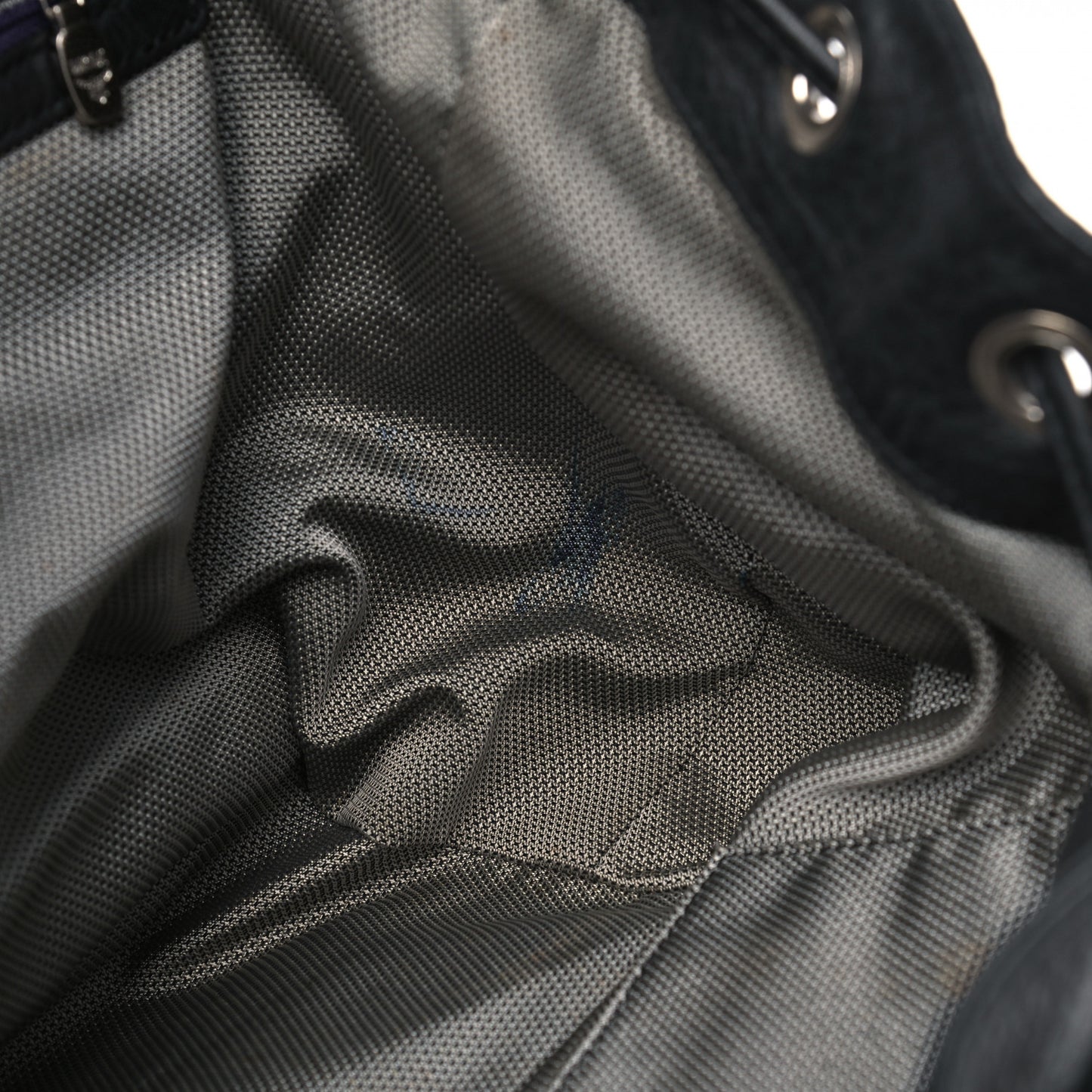 Nylon Monogram Bucket Black