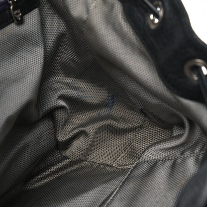 MCM Nylon Monogram Bucket Black 7 of 13