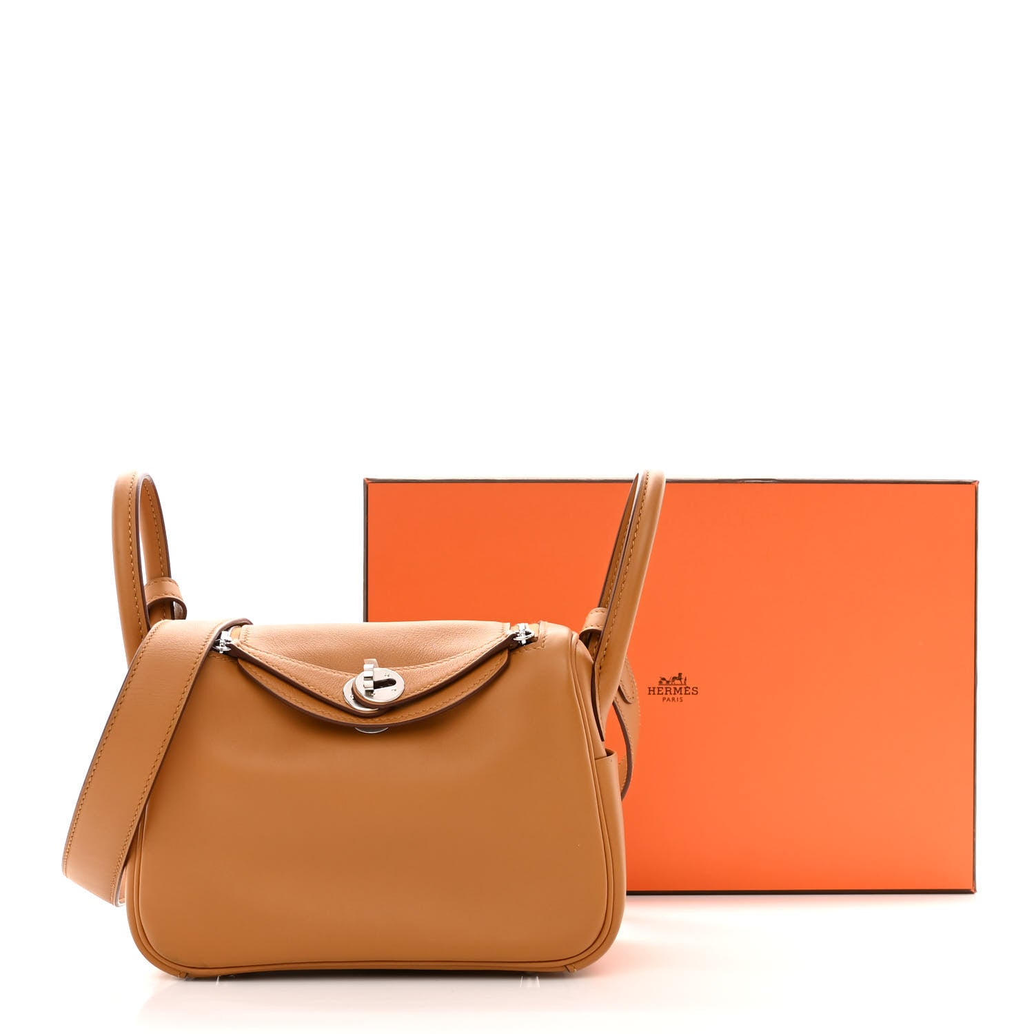 Hermes Swift Verso Mini Lindy 20 Sesame Bleu Brume 11 of 11