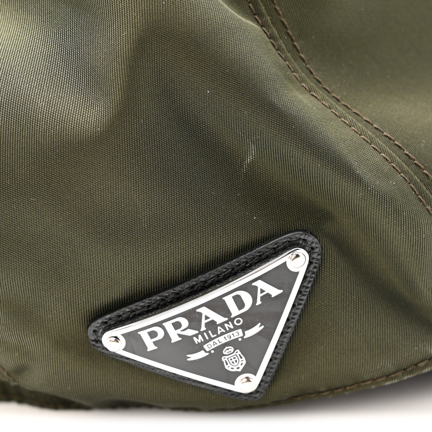 Prada Re-Nylon Mens Baseball Cap L Militare 9 of 11
