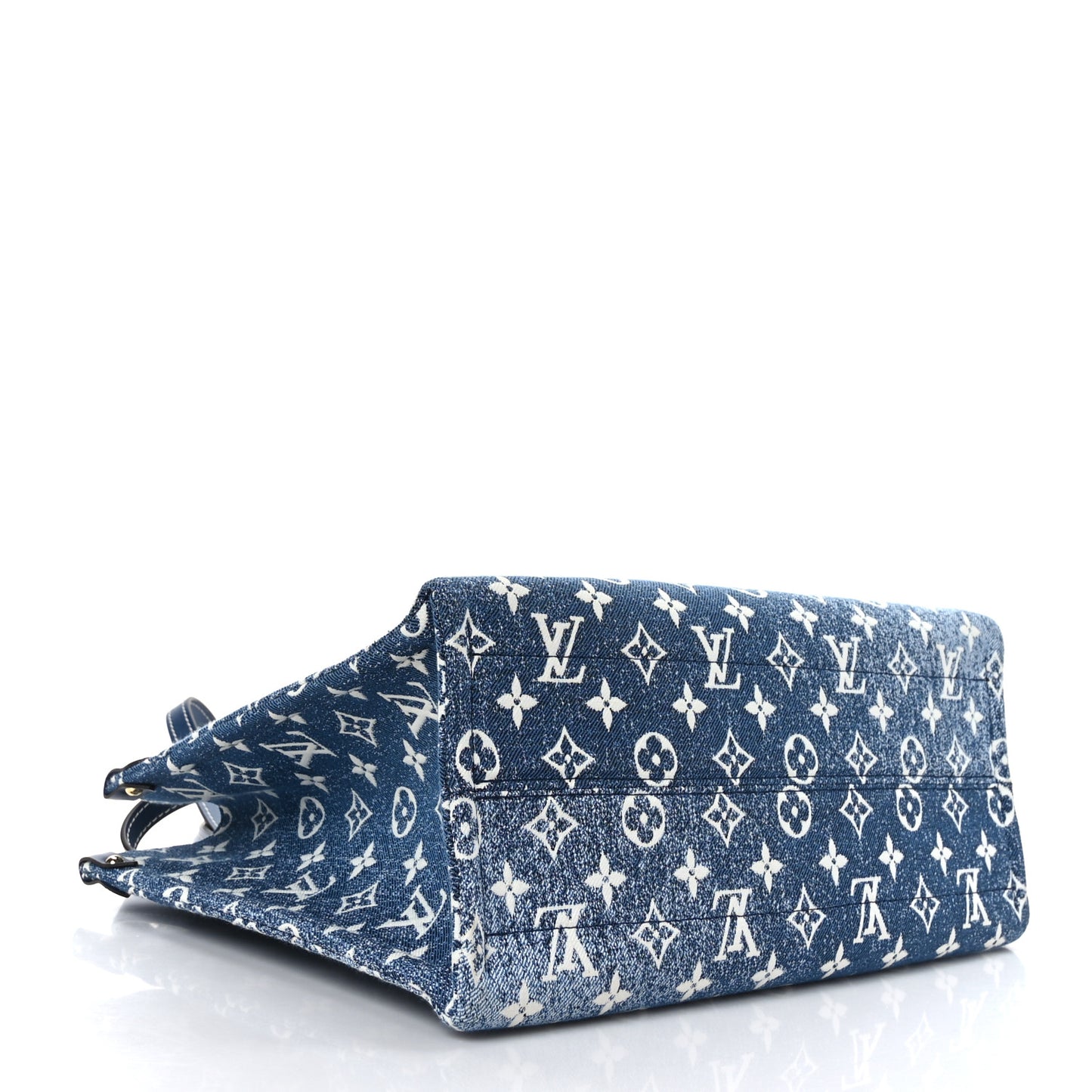Monogram Jacquard Denim Onthego MM Bleu