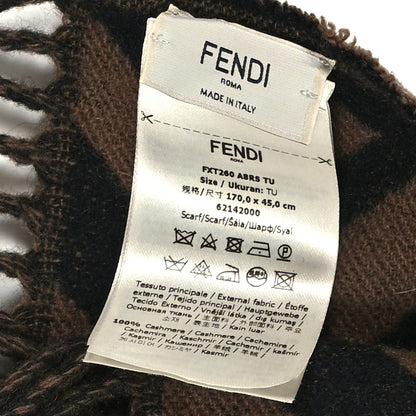 Fendi Cashmere FF Shawl Tobacco 3 of 3