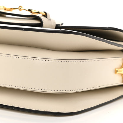Gucci GG Supreme Monogram Horsebit 1955 Shoulder Bag Beige Mystic White 9 of 9